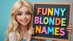 funny blonde names
