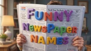 funny newspaper names