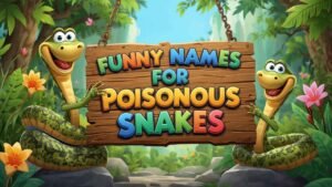 funny names for poisonous snakes