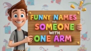 funny names for someone with one arm