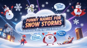 funny names for snow storms