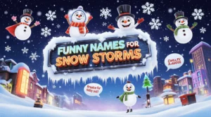funny names for snow storms