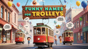 funny names for trolleys