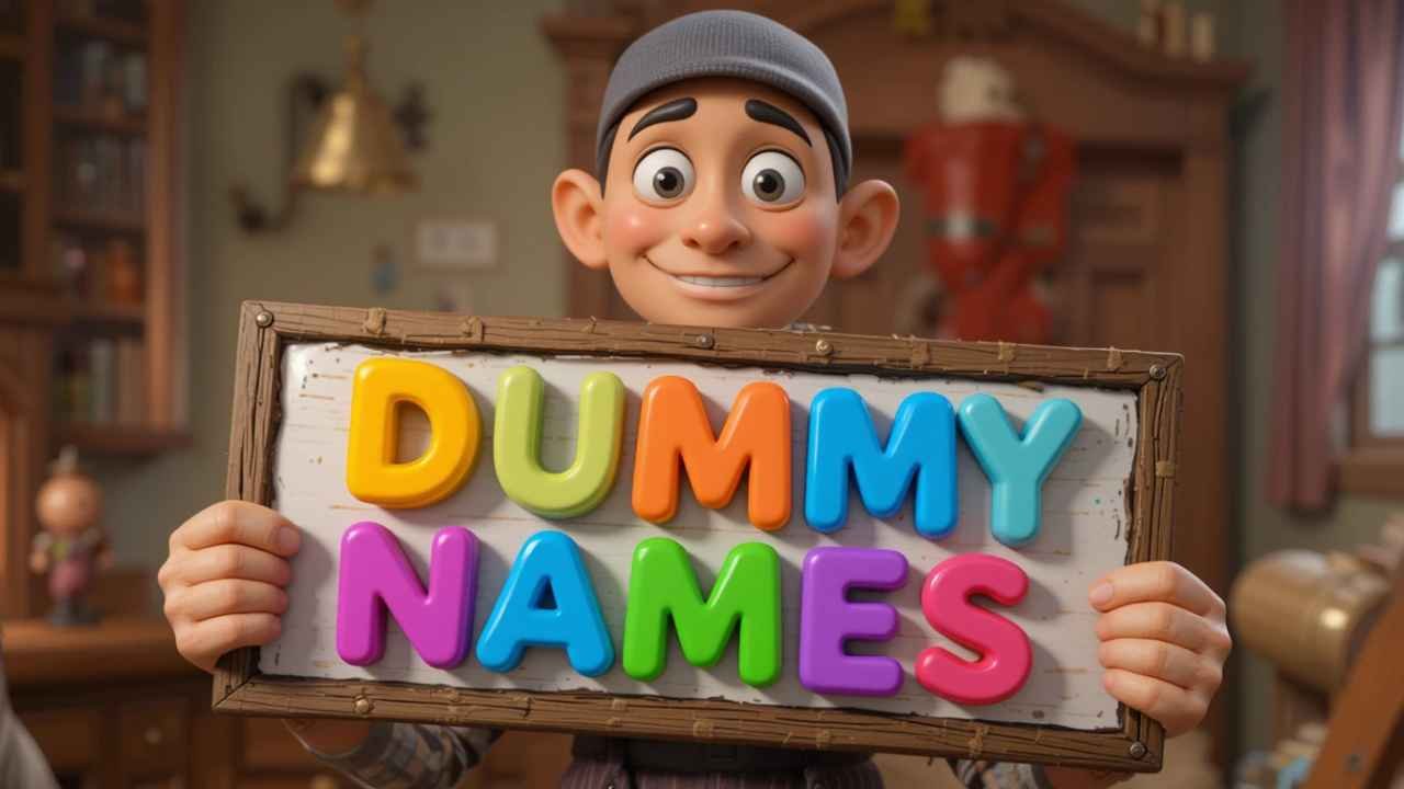 funny dummy names