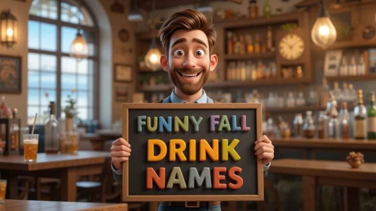 funny fall drink names