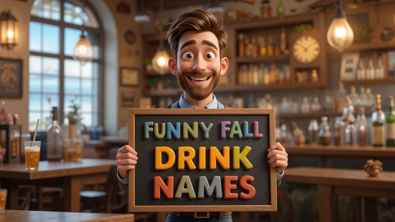funny fall drink names
