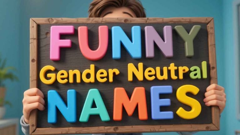 funny gender neutral names