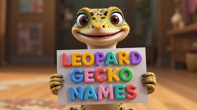 funny leopard gecko names