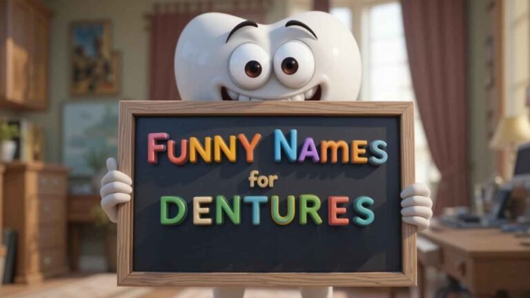 funny names for dentures