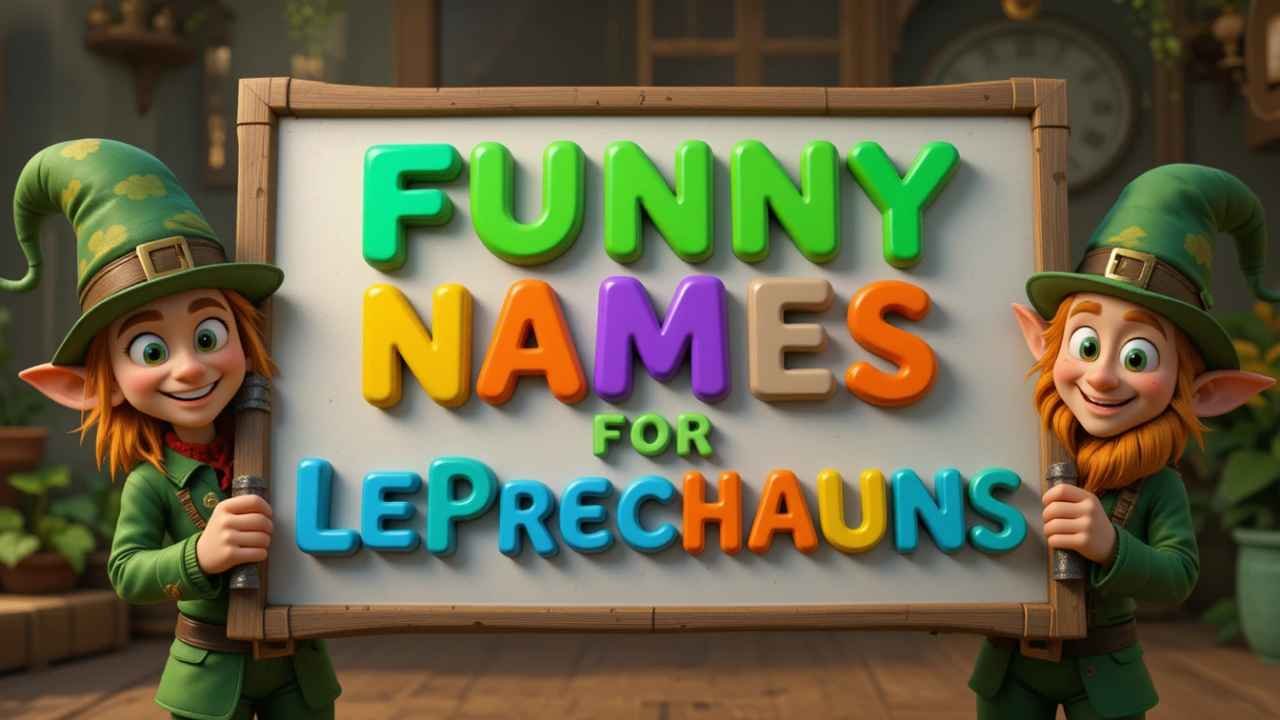 funny names for leprechauns