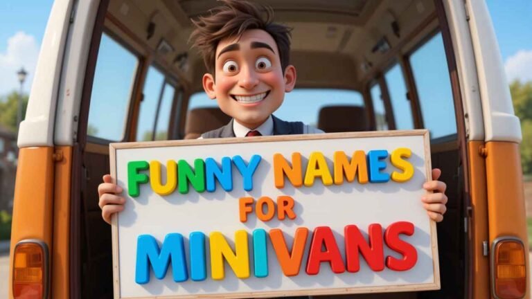 funny names for minivans