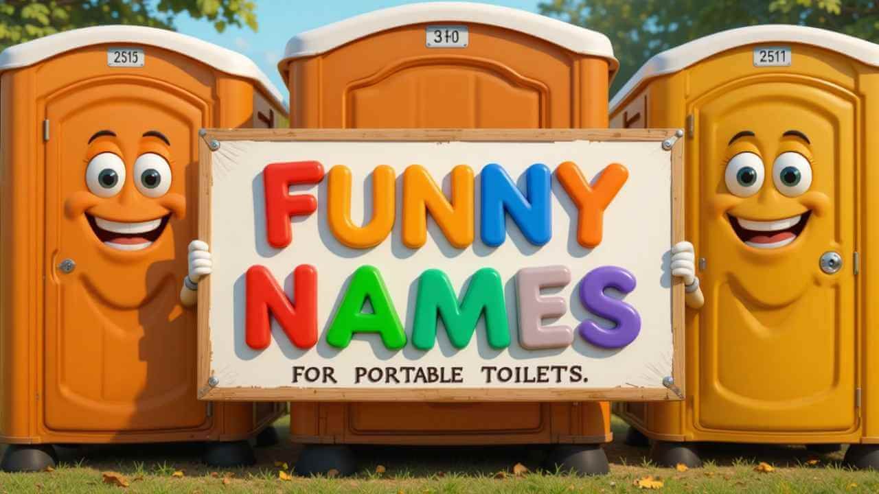funny names for portable toilets