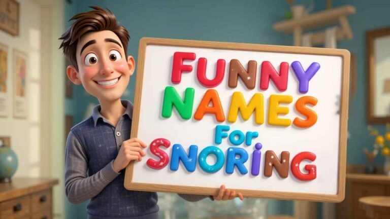 funny names for snoring