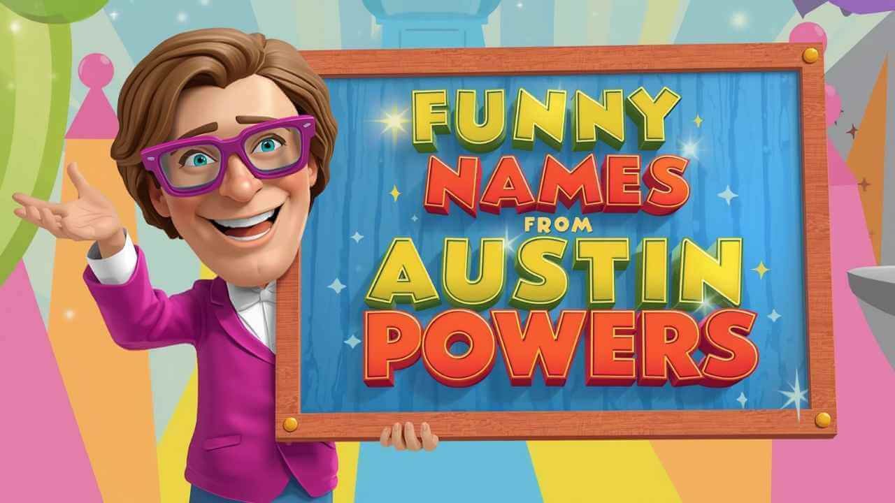 funny names from austin powers