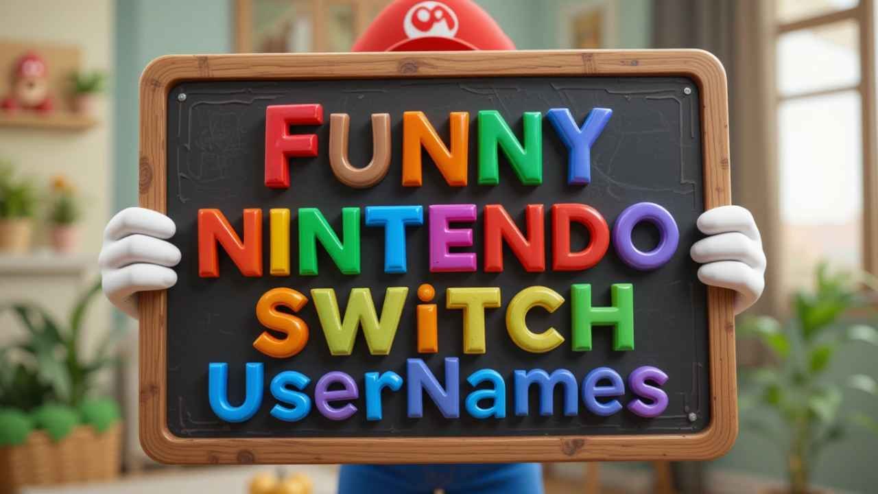 funny nintendo switch usernames