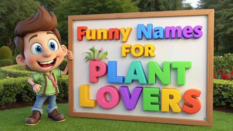 funny names for plant lovers
