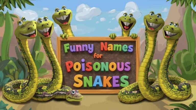 funny names for poisonous snakes
