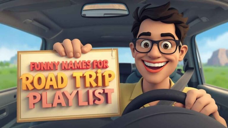 funny names for road trip playlist