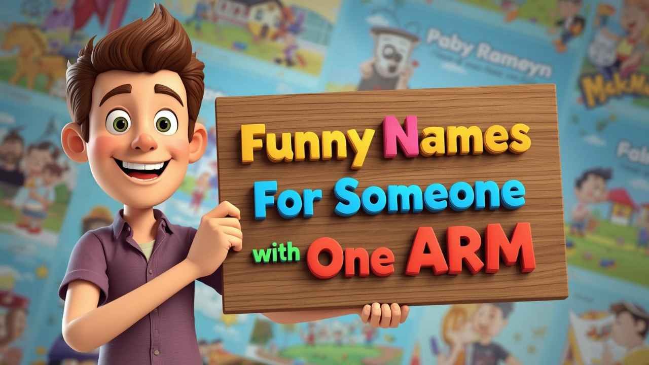 funny names for someone with one arm