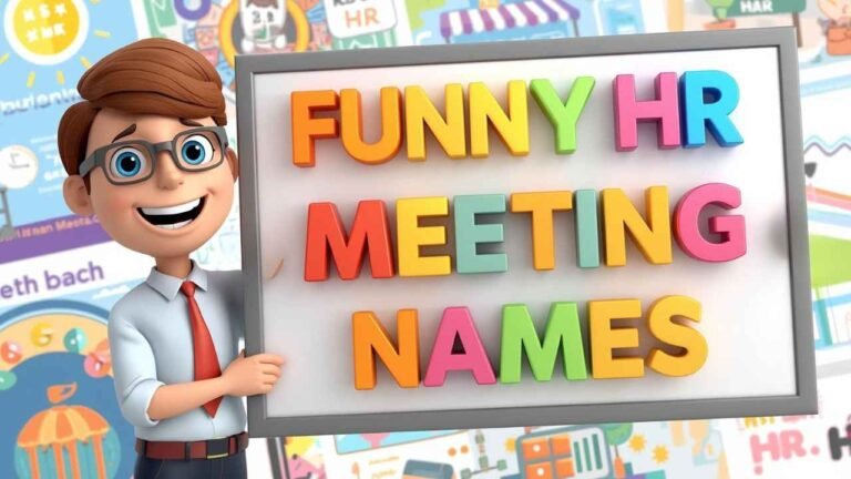 funny HR meeting names