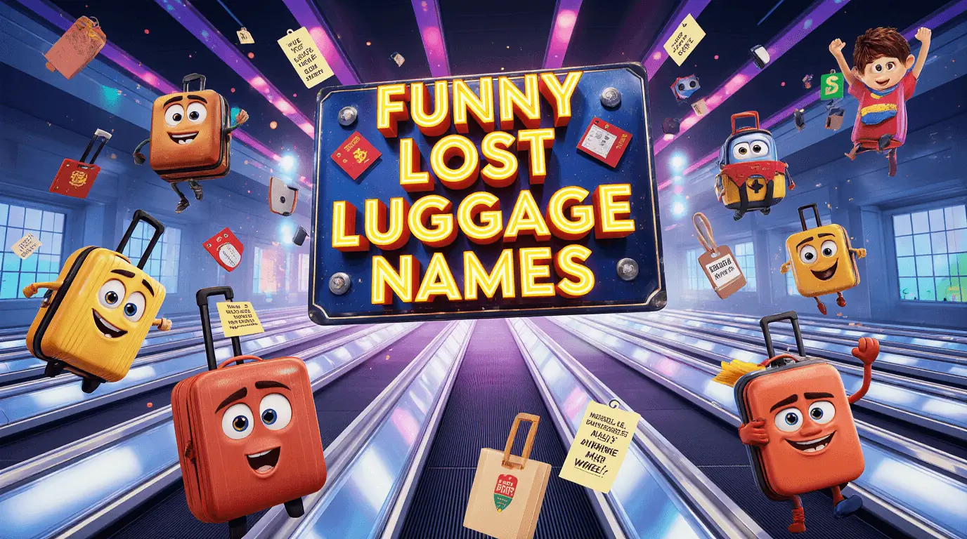 funny lost luggage names