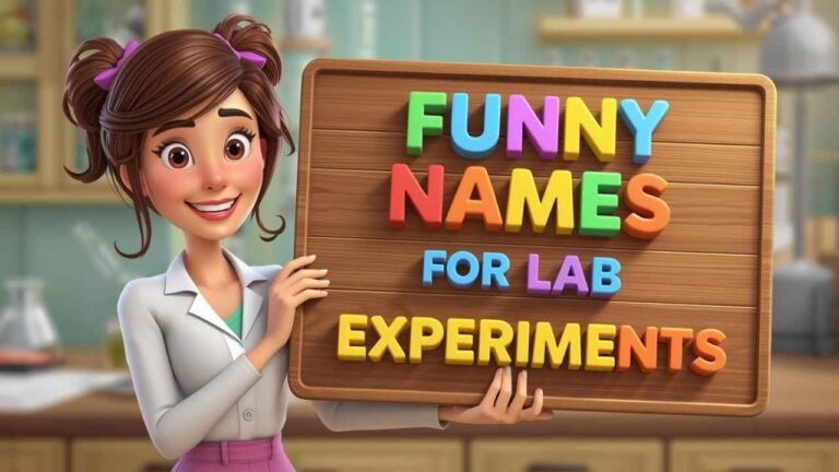 funny names for lab experiments