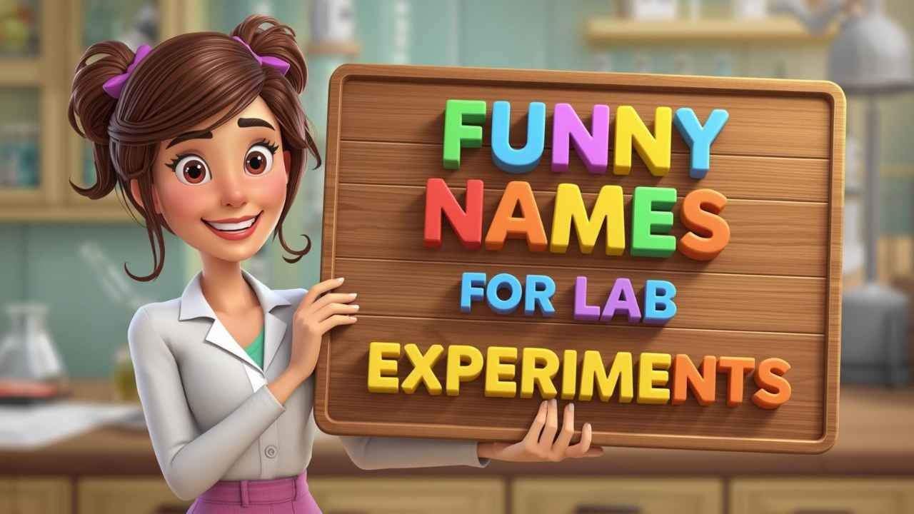 funny names for lab experiments