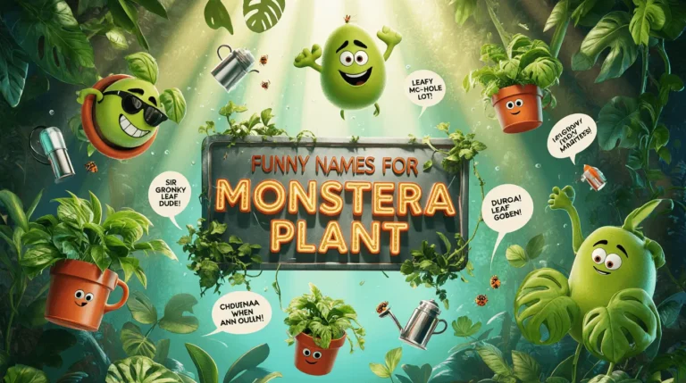 funny names for monstera plant