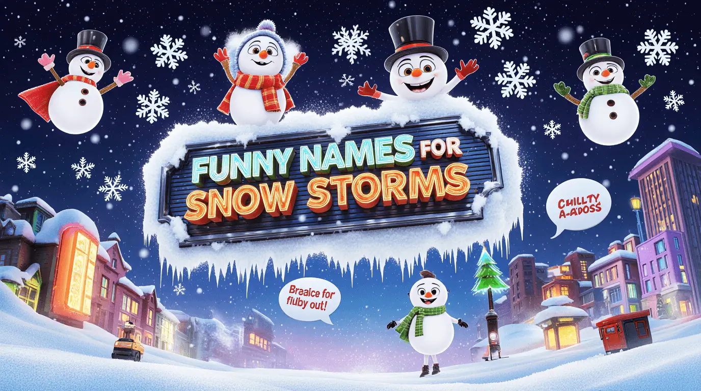 funny names for snow storms