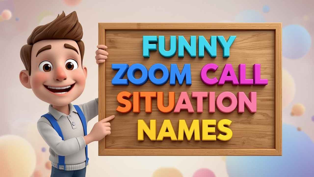 funny zoom call situation names